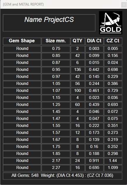 Custom Stone Set Watch CAD FILE