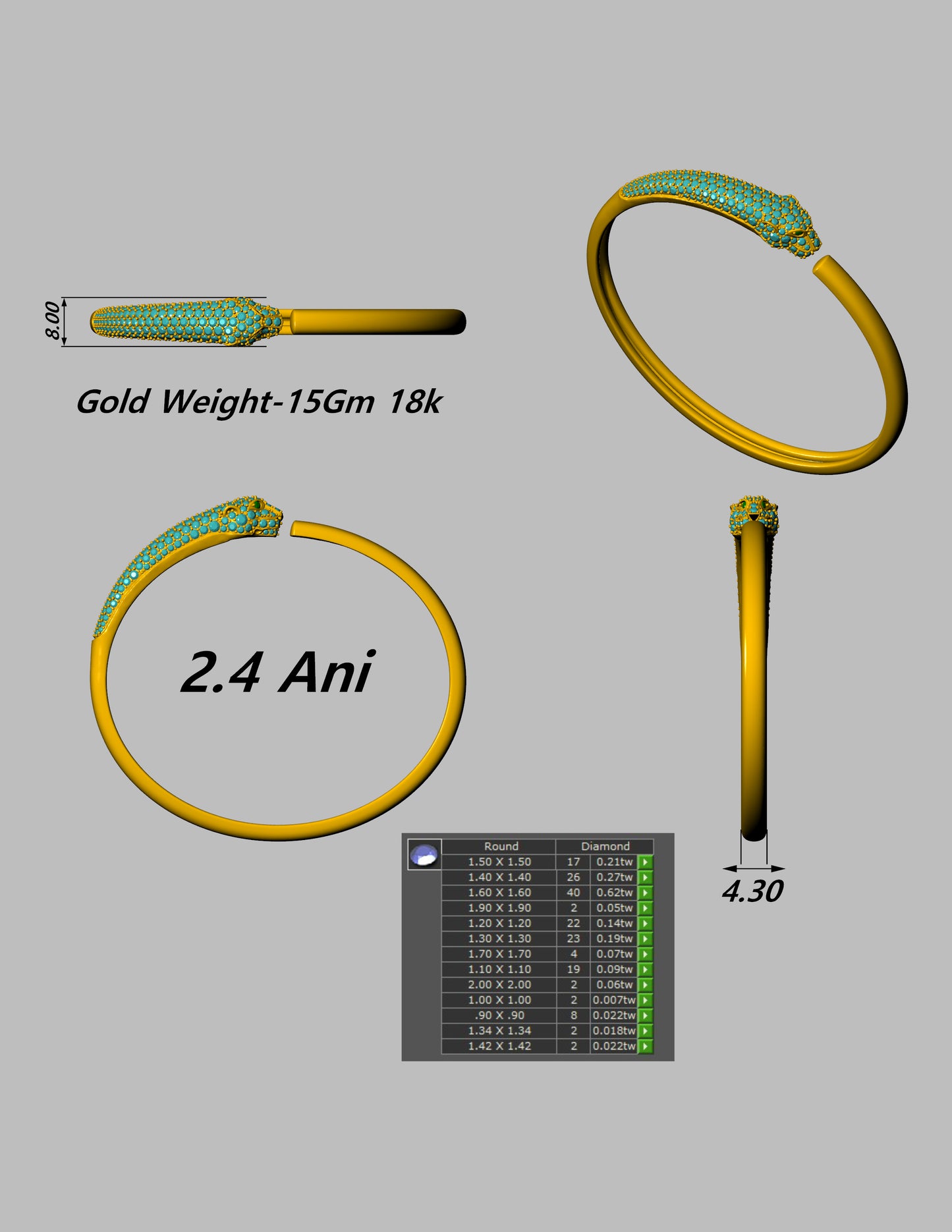 Luxury Iconic Jewelry CAD File Collection – Screw, Nail, Panther, Love & Hardware Styles