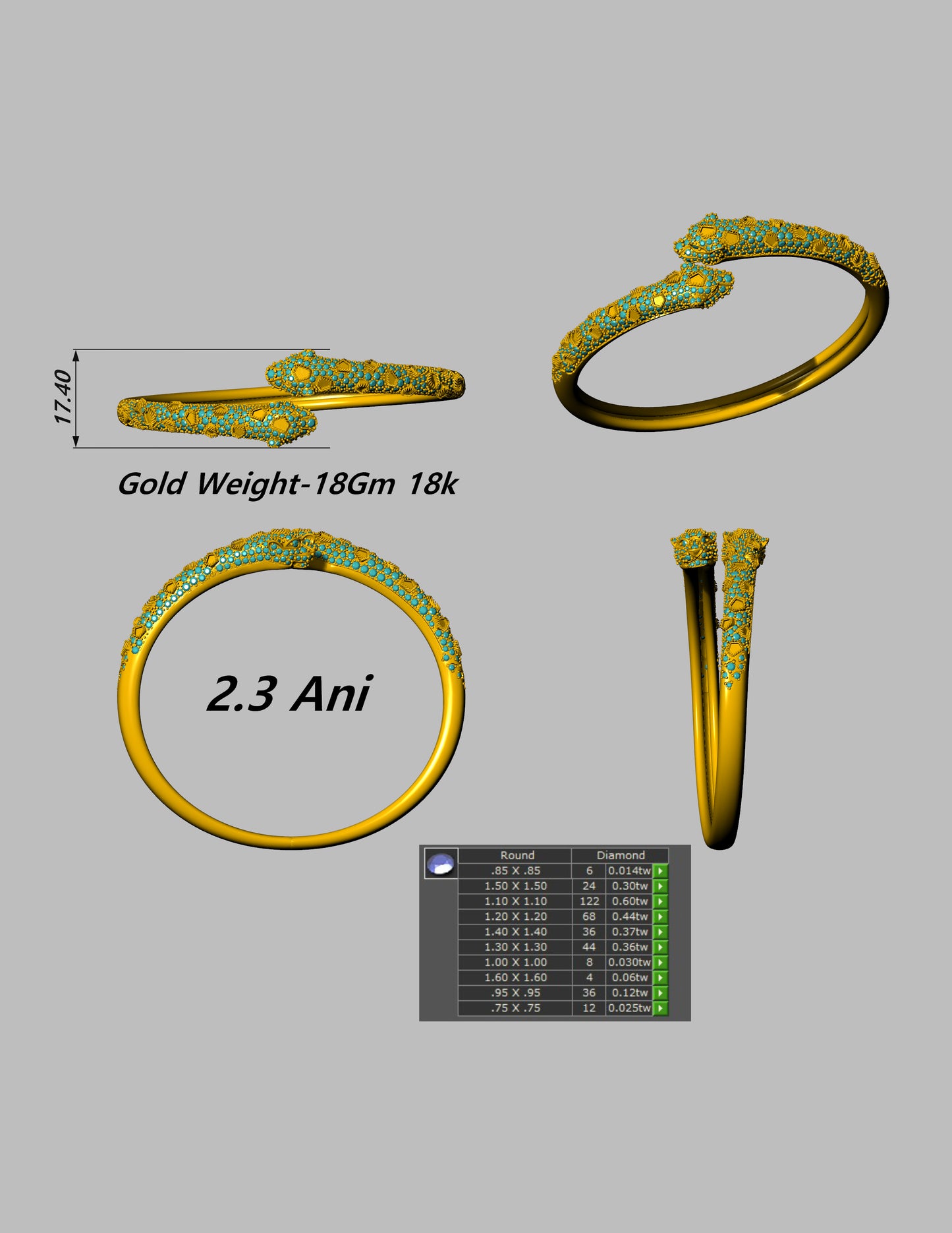 Luxury Iconic Jewelry CAD File Collection – Screw, Nail, Panther, Love & Hardware Styles