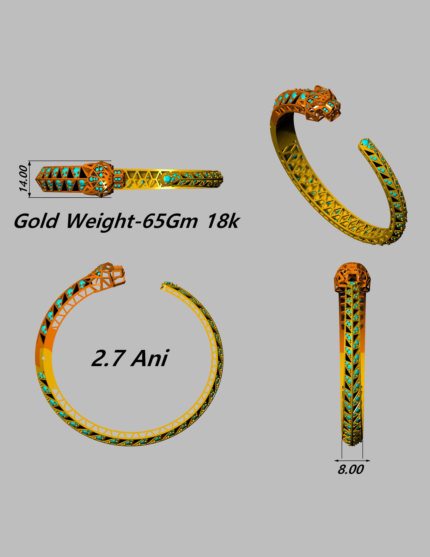 Luxury Iconic Jewelry CAD File Collection – Screw, Nail, Panther, Love & Hardware Styles