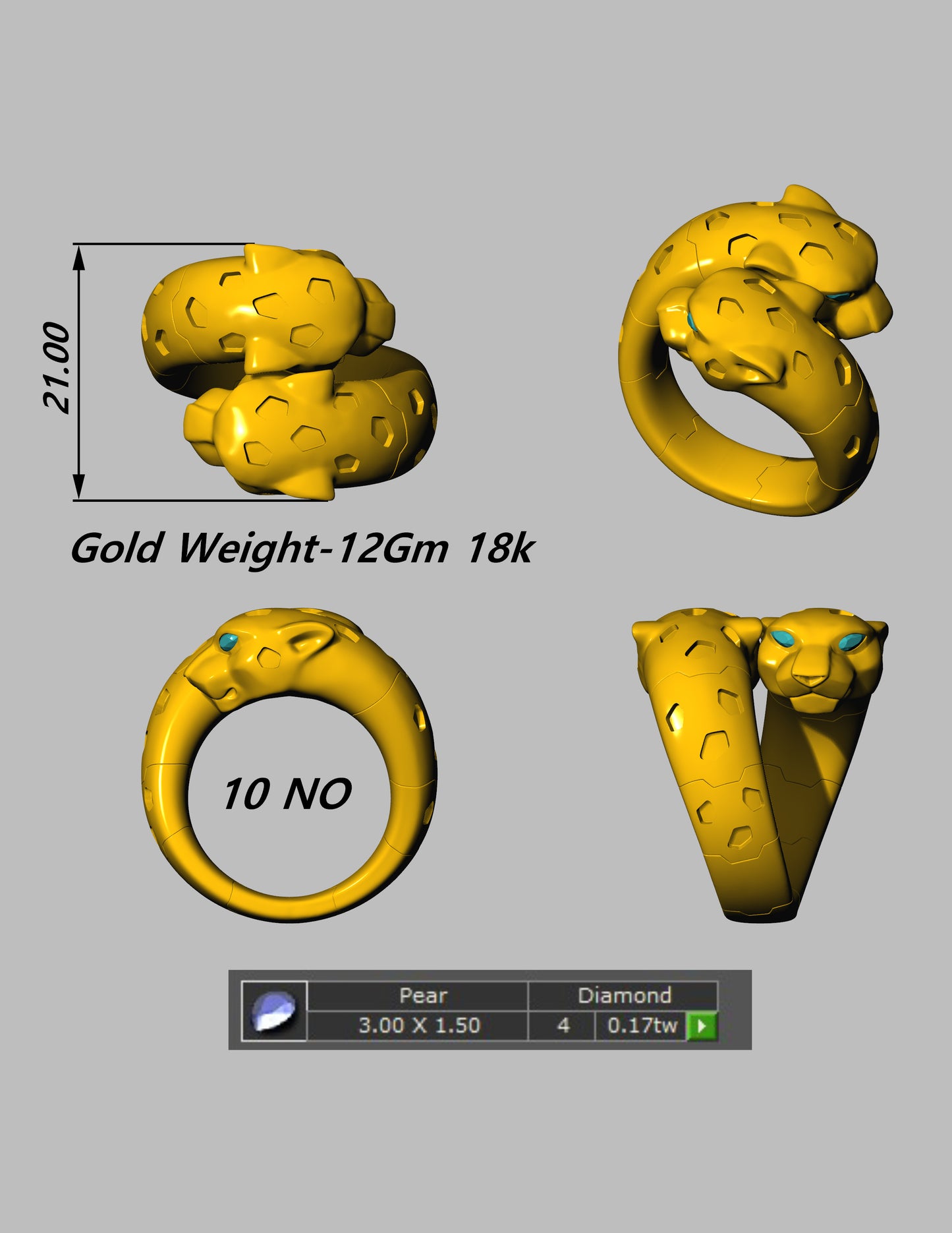 Luxury Iconic Jewelry CAD File Collection – Screw, Nail, Panther, Love & Hardware Styles