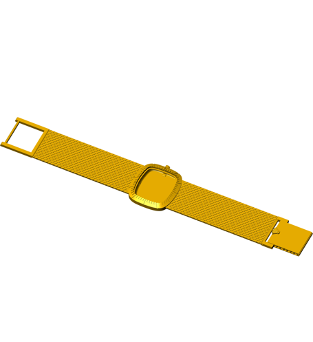 Watch Case & Strap CAD FILE