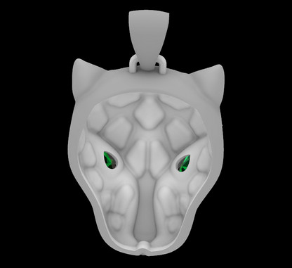 Panther Head Pendant  CAD File