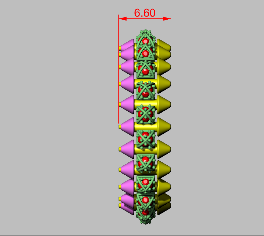 Micro daimond Set Ring  CAD FILE