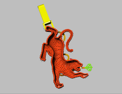Diamond Panther Pendant  Micro Pave Stone CAD FILE