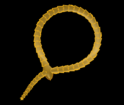 Snake Collar Necklace with Mixed Shape Diamond Setting CAD FILE