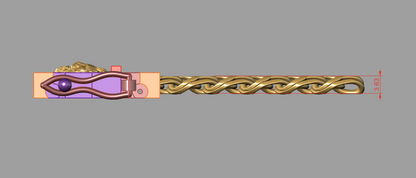 Lion Head lock Mechanism Bracelet  CAD FILE
