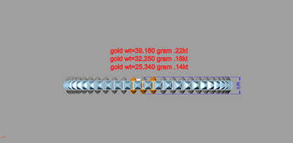 Clash-De Flexible lock Mechanism Bracelet CAD FILE