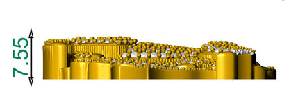 Horse Daimond Set Gold+Broch CAD FILE