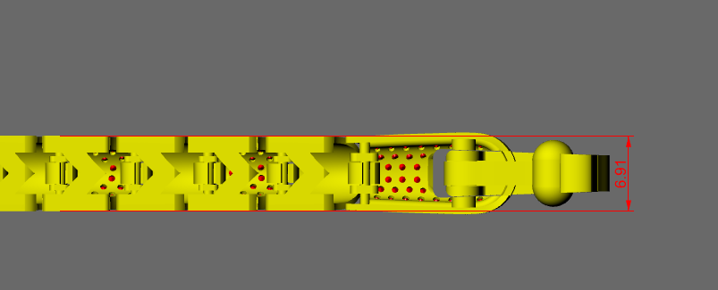 Panther Daimond Set Mechanism Bracelet  CAD FILE