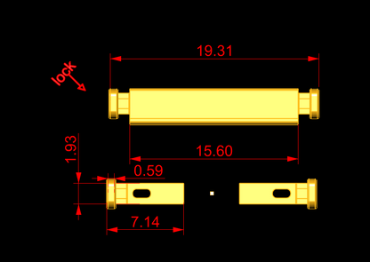 Mix Stone Bracelet with Lock Mechanism CAD FILE