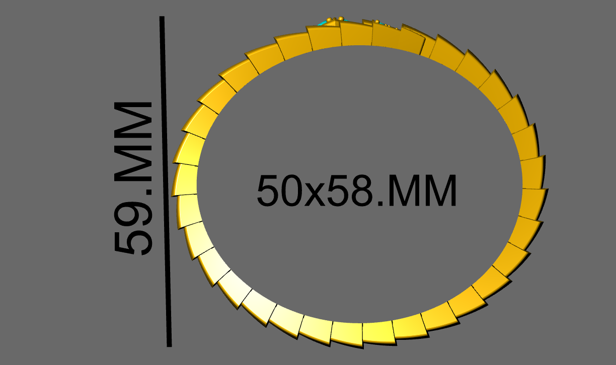 7Stone Bvlgari Serpenti Bracelet CAD FILE