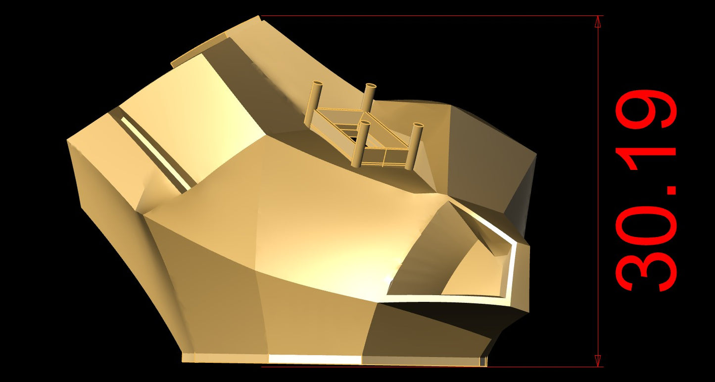 Panther Head Broch with Daimond Set  CAD FILE