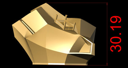 Panther Head Broch with Daimond Set  CAD FILE