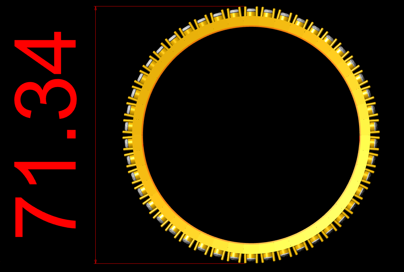 Diamond Tennis Spring BraceletCAD FILE