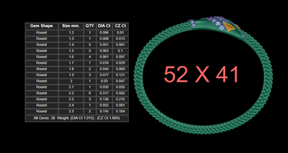 Serpent Flexible Bracelet CAD FILE