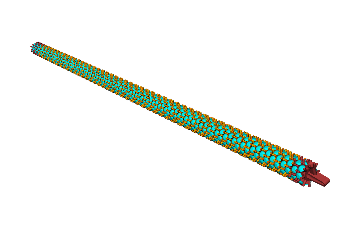 Flexible Chain Lock Mechanism Bracelet CAD FILE