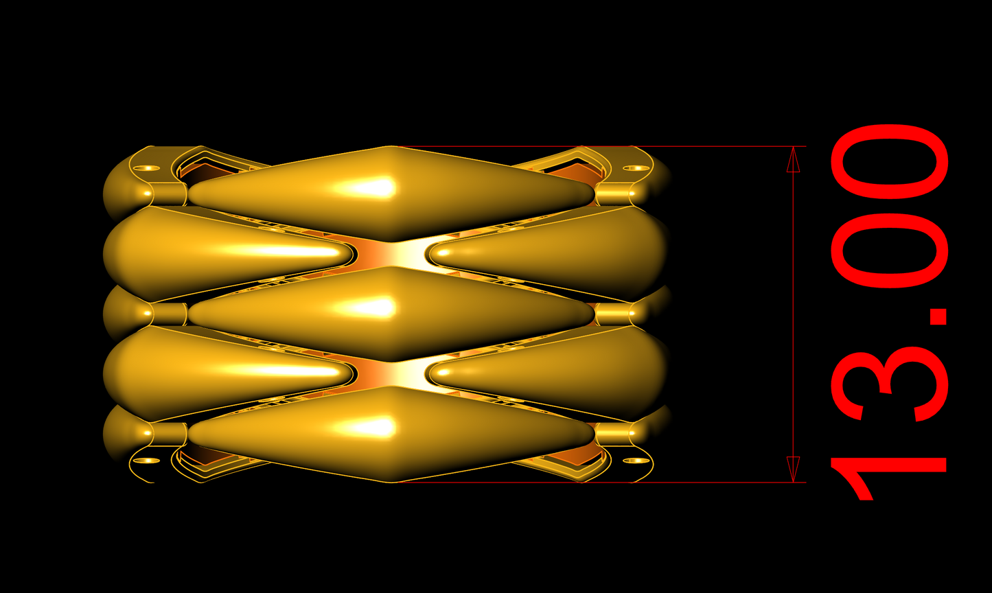 square link ring CAD FILE