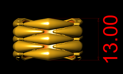 square link ring CAD FILE