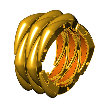 square link ring CAD FILE