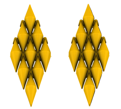 Square link earring CAD FILE