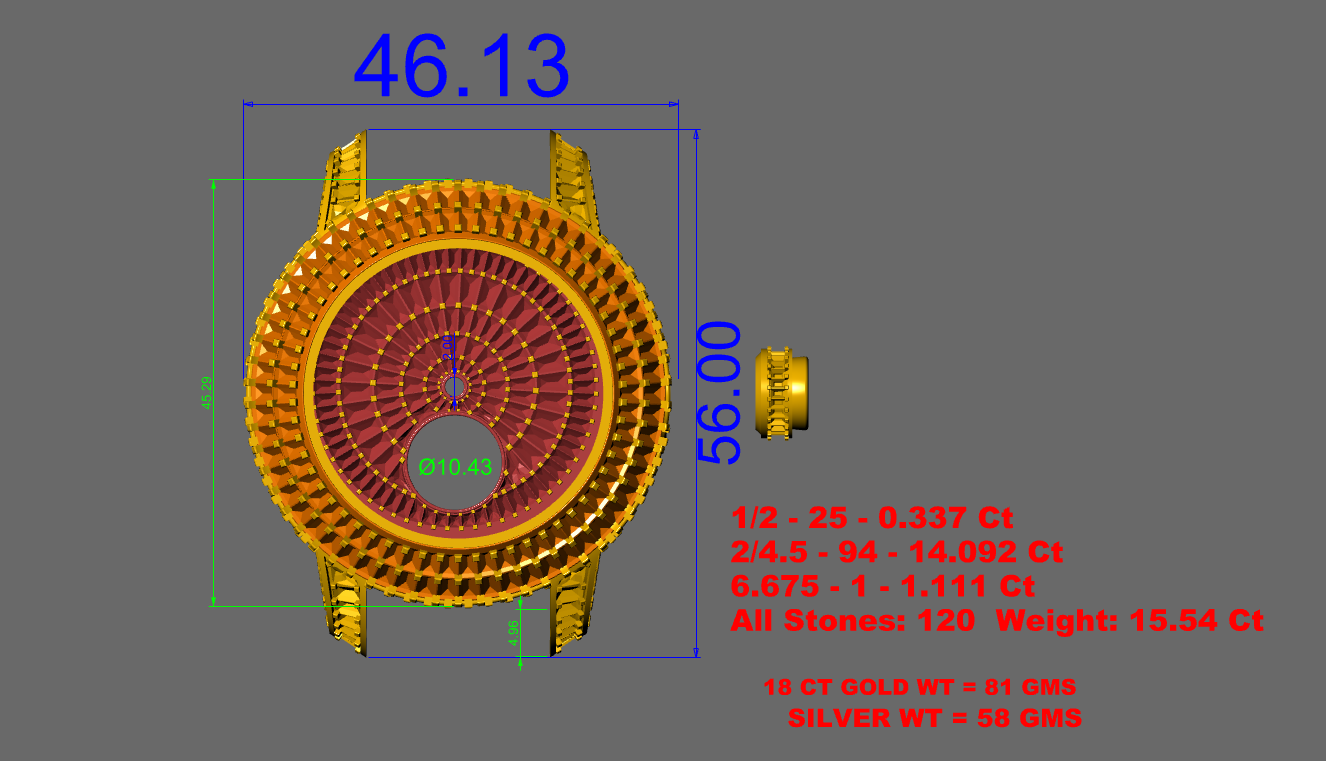 Branded watch collection bulk  STL & 3DM CAD FILE