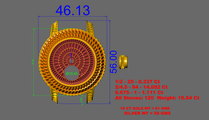 Branded watch collection bulk  STL & 3DM CAD FILE