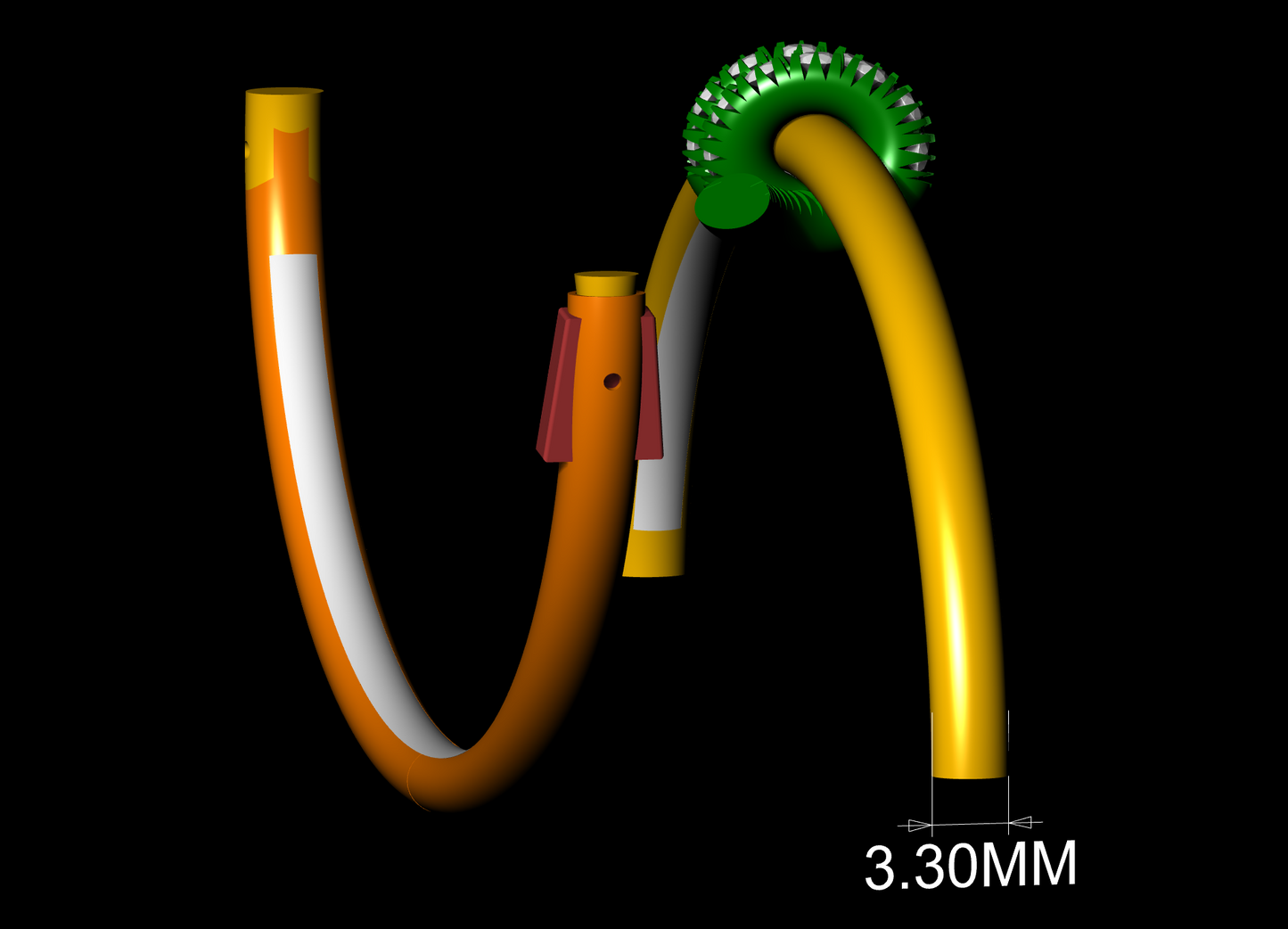 Knot singel line bracelet 3dm & stl CAD FILE