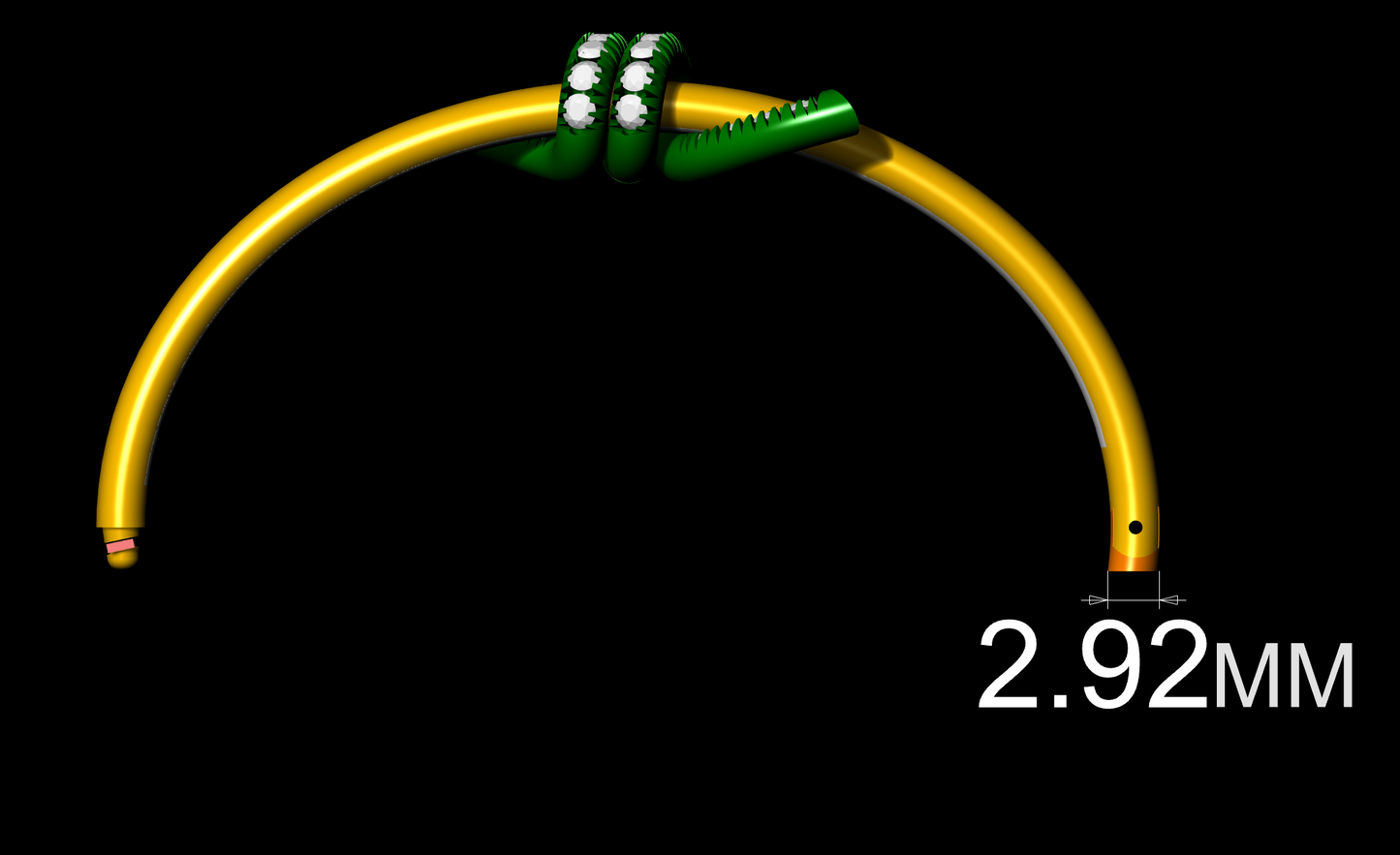 Knot singel line bracelet 3dm & stl CAD FILE