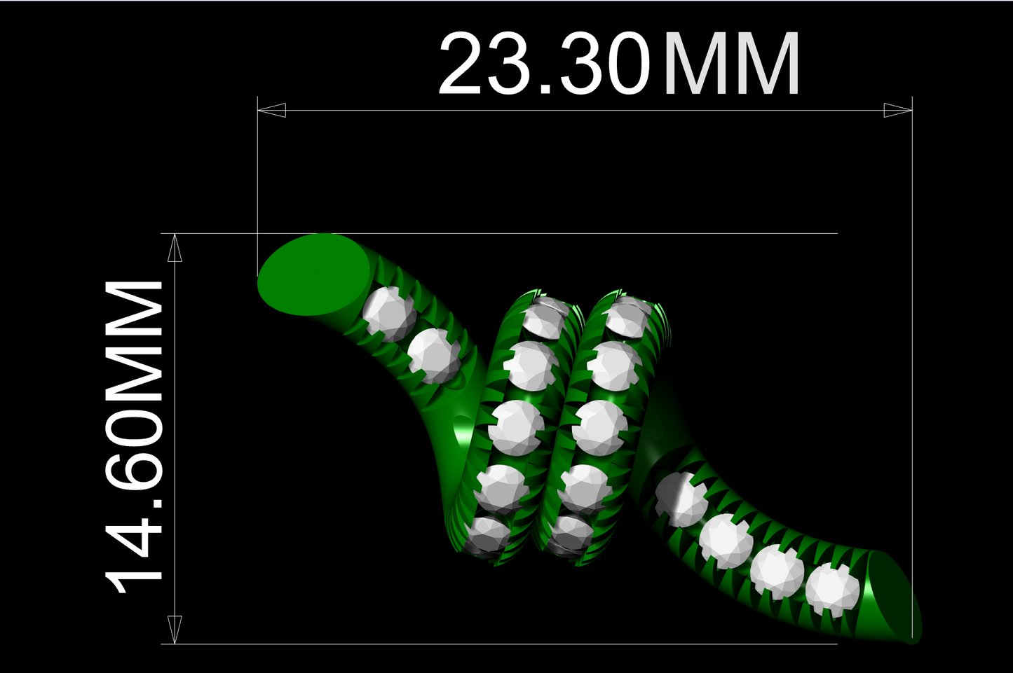 Knot singel line bracelet 3dm & stl CAD FILE