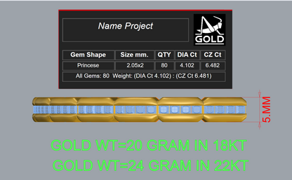 Spring Bracelet 3dm & Stl CAD FILE