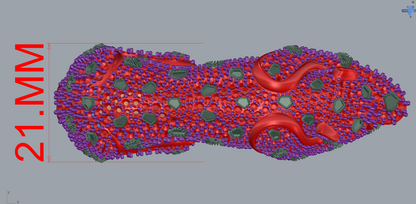 Panther Openable Bangle 3dm & stl CAD File