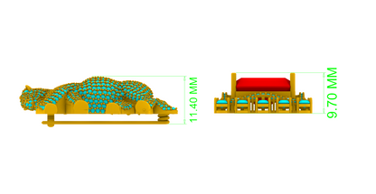 Horse Brooch Jewelry  3dm stl CAD FILE