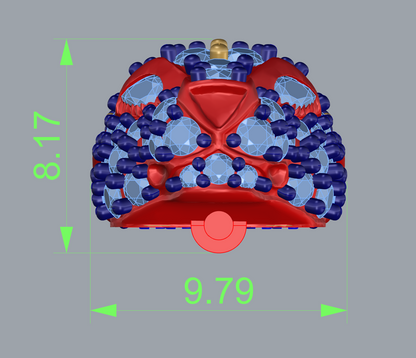 Panther Head Pin Broch 3dm & stl CAD FILE