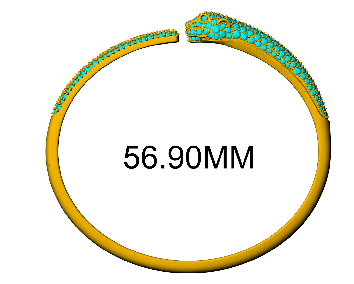 Panther Bracelet 3DM & stl CAD FIILE