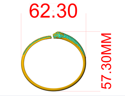 Panther Bracelet 3DM & stl CAD FIILE