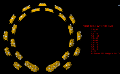 Bend panther Necklace 3DM & STL CAD FILE