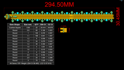 Zip Runner Diamond necklace 3DM & STL CAD FILE