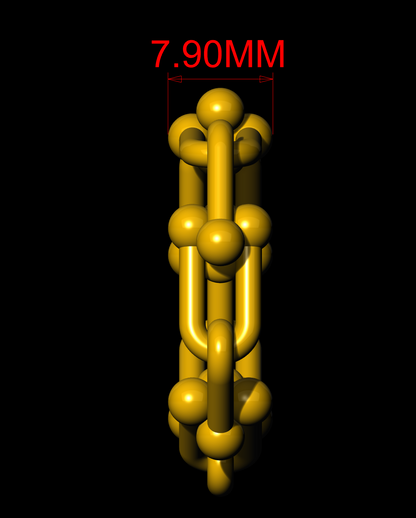 Hardware Ring Gold & Silver CAD FILE 3DM STL & STP Files