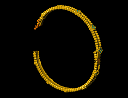 Van Cleef & Arpels Perlee Lock Clovers Bracelet 3DM & STL CAD FILE
