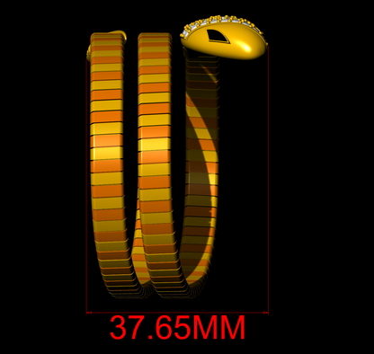 Snake Wrap Flexible Bracelet CAD FILE
