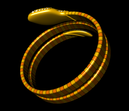 Snake Wrap Flexible Bracelet CAD FILE