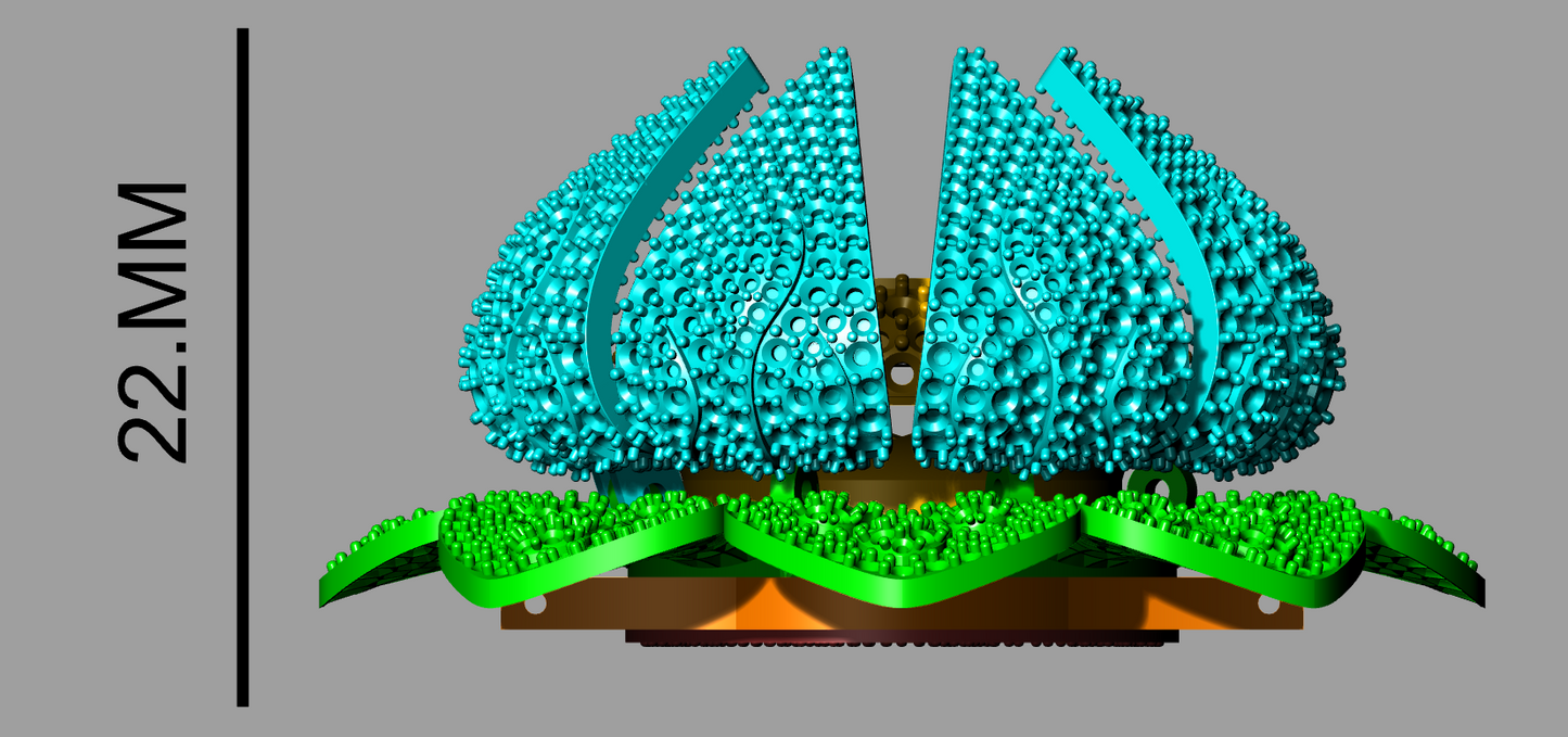 Lotus Mechanism Watch CAD FILE