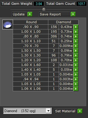 Diamond Panther Pendant  Micro Pave Stone CAD FILE
