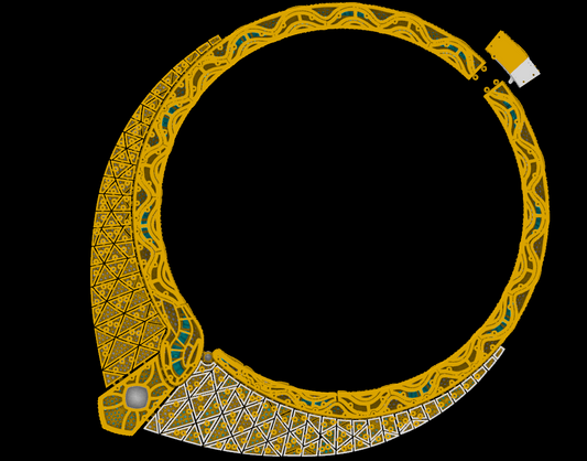 Serpenti Lusio Necklace With Lock  CAD FILE