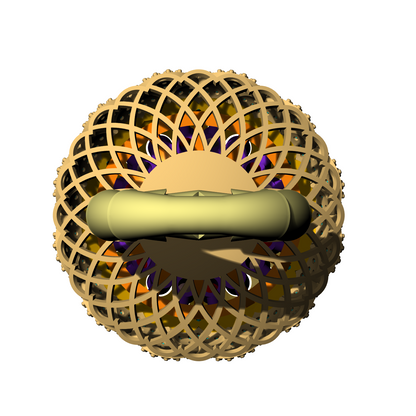 Mushroom mechanism Ring CAD file