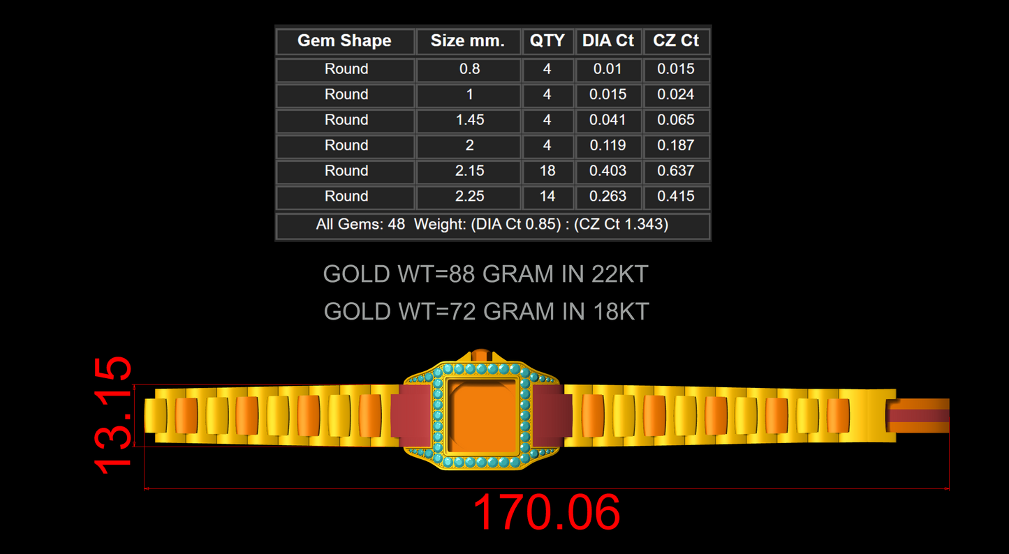 Branded watch collection bulk  STL & 3DM CAD FILE
