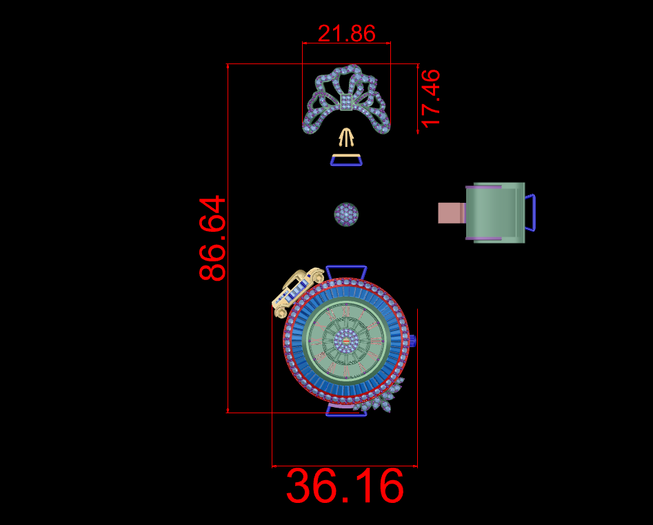 Branded watch collection bulk  STL & 3DM CAD FILE