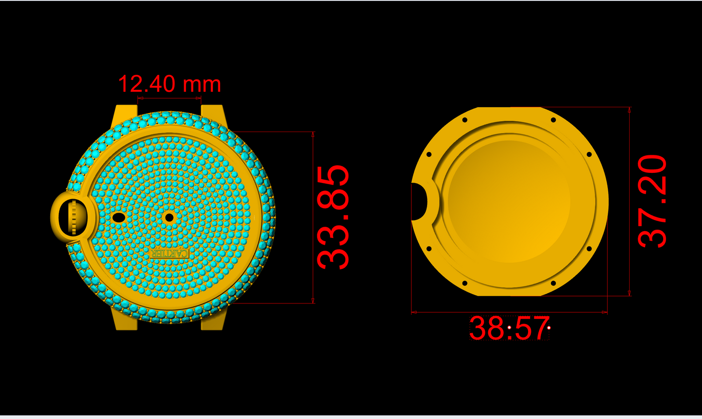 Branded watch collection bulk  STL & 3DM CAD FILE