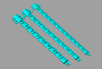 CUBEN BRACELET BULK 3DM & STL cad file